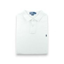Second life - Polo Ralph Lauren koszulka męska krótki rękaw - Stan dobry. Białe koszulki polo męskie Ralph Lauren, l, bez wzorów, bez ramiączek. Za 106.46 zł.