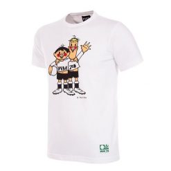 Koszulka dla dorosłych - Mascote Campeonato do Mundo Niemcy 1974 - Biały. Białe t-shirty sportowe męskie COPA FOOTBALL, s, bez ramiączek, do piłki nożnej. Za 211.91 zł.