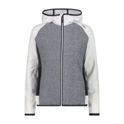 Damska kurtka z kapturem CMP. Białe kurtki damskie CMP, bez wzorów, z kapturem. Za 371.50 zł.