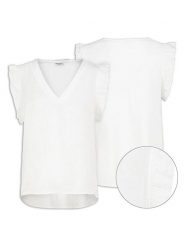 Eight2Nine Bluzka w kolorze białym rozmiar: S. Białe bluzki damskie Eight2Nine, s, bez wzorów, bez kołnierzyka, bez ramiączek. Za 82.99 zł.