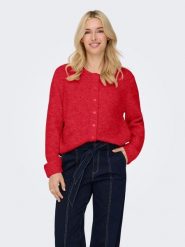 ONLY Kardigan w kolorze czerwonym rozmiar: S. Czerwone kardigany damskie Only, s, bez wzorów. Za 130.50 zł.