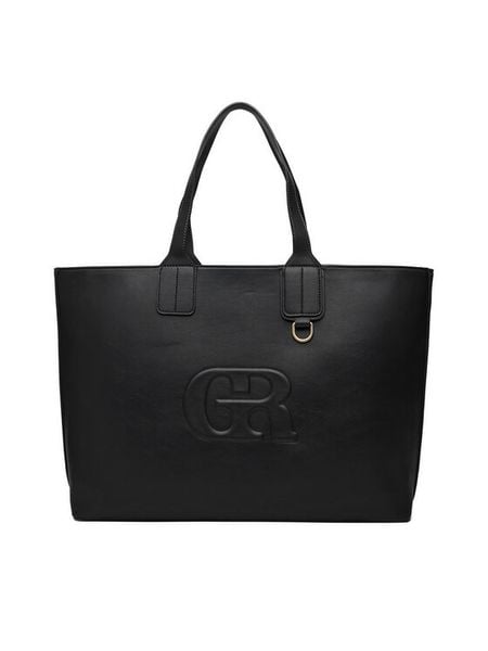 Gino Rossi Torebka CEO-EVI-LA513-332-3 Czarny. Czarne torebki klasyczne damskie Gino Rossi, bez wzorów, z materiału, bez dodatków. Za 219.99 zł.