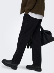 ONLY & SONS Dżinsy "Sedge" - Regular fit - w kolorze czarnym rozmiar: W29/L32. Czarne jeansy męskie Only & Sons. Za 87.19 zł.