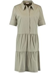 Gerry Weber Sukienka w kolorze oliwkowym rozmiar: 42. Zielone sukienki damskie Gerry Weber, na co dzień, bez wzorów, bez kołnierzyka, bez ramiączek, midi, proste. Za 166.49 zł.