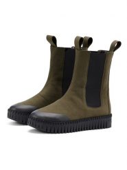 Ilse Jacobsen Sztyblety w kolorze khaki rozmiar: 39. Brązowe botki damskie Ilse Jacobsen, sportowe, bez obcasa, bez zapięcia. Za 152.98 zł.