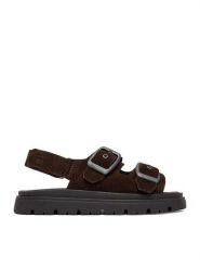 G-Star Raw Sandały CEO-WI16-MARS-01 Brązowy ciemny. Brązowe sandały damskie G-Star Raw, bez wzorów, ze skóry, bez obcasa, na płaskiej podeszwie. Za 269.99 zł.