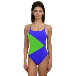 Damski Kostium Kąpielowy Island Turbo. Niebieskie stroje jednoczęściowe damskie TURBO, m, bez wzorów. Za 1,145.84 zł.