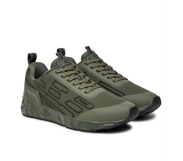 Buty sportowe męskie EA7 Emporio Armani Ultimate C2 Kombat sneakersy. Zielone buty sportowe na co dzień męskie EA7, bez zapięcia. Za 803.90 zł.