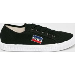 Levi's - Tenisówki Malibu. Czarne trampki i tenisówki męskie Levi's, bez wzorów, z gumy, bez zapięcia. W wyprzedaży za 139.90 zł.