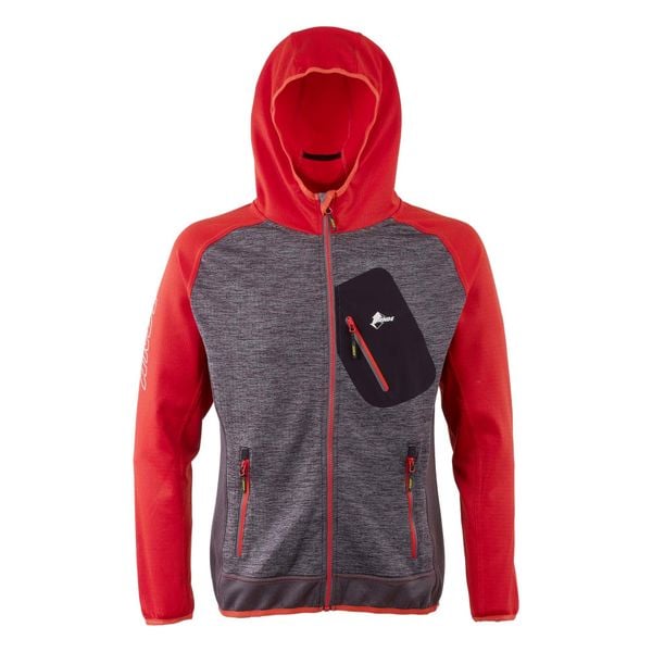 Bluza Ande Bregaglia Dorośli. Szare bluzy bez kaptura męskie Ande, bez wzorów, z elastanu, sportowe, bez kołnierzyka, bez ramiączek. Za 347.99 zł.