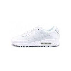 Buty do chodzenia męskie Nike Air Max 90. Białe buty wizytowe męskie Nike, z materiału, bez zapięcia. Za 741.00 zł.