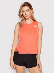 The North Face Top Up With The Sun NF0A538V Pomarańczowy Regular Fit. Brązowe topy damskie The North Face, m, bez wzorów, z syntetyku, bez kołnierzyka. Za 149.99 zł.