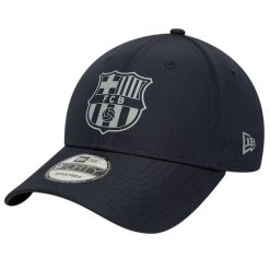 Czapka z daszkiem kibicowska FC Barcelona New Era. Niebieskie czapki męskie FC Barcelona, bez wzorów, sportowe. Za 159.00 zł.