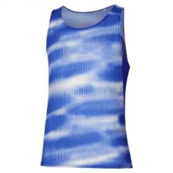 Koszulka do biegania męska Mizuno Dryaeroflow Graphic. Białe t-shirty sportowe męskie Mizuno, na lato, m, z materiału, bez ramiączek, do biegania. Za 178.00 zł.