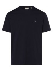 Gant T-shirt Mężczyźni Bawełna niebieski, XL. Niebieskie t-shirty męskie Gant, m, bez wzorów, z bawełny, bez kołnierzyka. Za 249.95 zł.