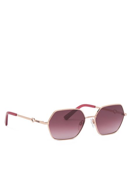 LOVE MOSCHINO Okulary przeciwsłoneczne MOL084/S 207790 Złoty. Żółte okulary przeciwsłoneczne damskie Love Moschino. Za 349.99 zł.