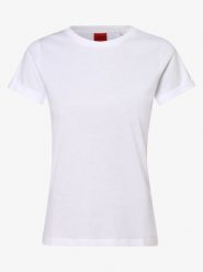 HUGO T-shirt Kobiety Bawełna biały, XL. Białe t-shirty damskie Hugo, xl, bez wzorów, z bawełny, bez kołnierzyka. Za 239.95 zł.