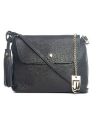 Lucca Baldi Skórzana torebka "Bagni" w kolorze czarnym - 25 x 17 x 7 cm rozmiar: onesize. Czarne torebki klasyczne damskie Lucca Baldi, z aplikacjami, z materiału, bez dodatków. Za 195.99 zł.