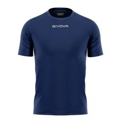 Koszulka piłkarska dla dorosłych Givova Capo MC. Niebieskie t-shirty sportowe męskie Givova, m, bez ramiączek, do piłki nożnej. Za 34.00 zł.