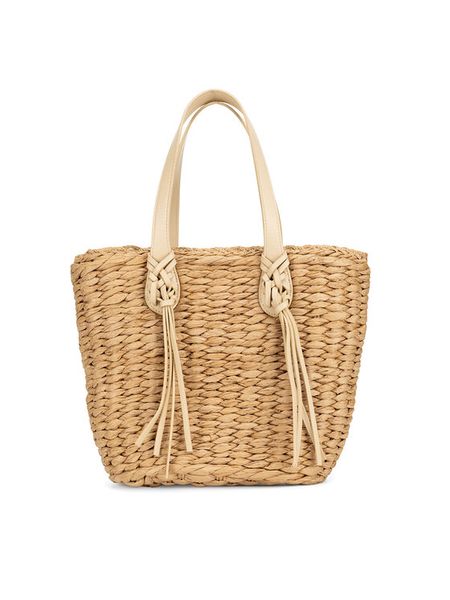 DeeZee Torebka MDS-X-043-05 Beżowy. Brązowe torebki klasyczne damskie DeeZee, bez wzorów, z poliesteru, bez dodatków. Za 129.99 zł.