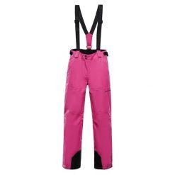 Spodnie damskie narciarskie snowboardowe 10.000 Alpine Pro Edesa 2. Czerwone spodnie dresowe damskie Alpine Pro, bez wzorów, sportowe. W wyprzedaży za 629.00 zł.