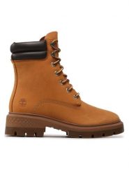 Timberland Trapery Cortina Valley 6in Bt Wp TB0A5N9S231 Brązowy. Brązowe trapery damskie Timberland, z nubiku, bez obcasa. Za 929.99 zł.