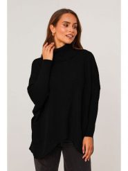 Soft Cashmere Golf w kolorze czarnym rozmiar: 38/40. Czarne golfy damskie Soft Cashmere, bez wzorów, z kaszmiru, bez ramiączek. Za 218.05 zł.