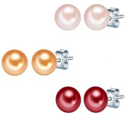Valero Pearls Kolczyki sztyfty z perłą srebro wysokiej próby Perła hodowlana słodkowodna srebrny 1 ct Damski. Szare kolczyki damskie Valero Pearls, z perłą, srebrne, na sztyftcie. Za 229.99 zł.