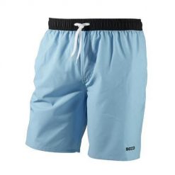 Spodenki kąpielowe beco turkusowo-czarne. Czarne kąpielówki męskie 47 Brand, l, bez wzorów, z elastanu, do piłki nożnej. Za 239.99 zł.