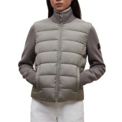 Kurtka ECOALF DENALI HYBRID WOMA Beżowy. Brązowe kurtki damskie Ecoalf, bez wzorów, z syntetyku, bez kaptura. Za 952.75 zł.