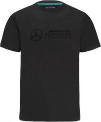 T-shirt męski Mercedes-AMG Petronas F1 czarny. Czarne t-shirty męskie 55PROTEC, m, bez wzorów, z bawełny, bez kołnierzyka. Za 160.99 zł.