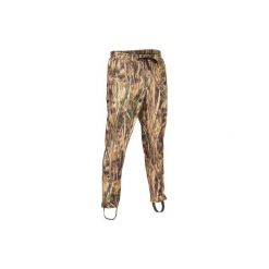 Ciepłe spodnie myśliwskie 500 camo. Zielone spodnie sportowe męskie SOLOGNAC, z bawełny. Za 149.99 zł.