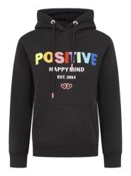 Zwillingsherz Bluza "Positive" w kolorze czarnym rozmiar: XXL. Czarne bluzy z kapturem damskie Zwillingsherz, xxl. Za 171.28 zł.