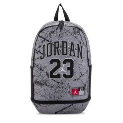 Plecak szkolny sportowy Nike Jordan JERSEY. Szare plecaki męskie Nike, bez wzorów, z jersey. Za 229.00 zł.