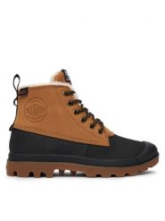 Palladium Trapery Pampa Duck Wl Wp+ 79547-254-M Brązowy. Brązowe buty zimowe męskie Palladium, z materiału, bez zapięcia. Za 699.99 zł.