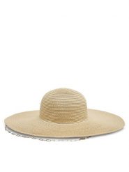 Guess Kapelusz Fedora AW9499 COT01 Beżowy. Brązowe kapelusze damskie Guess, z aplikacjami, z tworzywa sztucznego. Za 399.99 zł.
