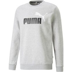 Bluza sportowa męska Puma ESS+ 2 Col Big Logo Crew FL. Szare bluzy bez kaptura męskie Puma, l. W wyprzedaży za 170.00 zł.