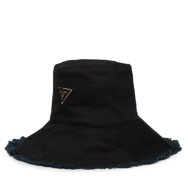Kapelusz Guess. Czarne kapelusze damskie Guess, z aplikacjami. Za 239.99 zł.
