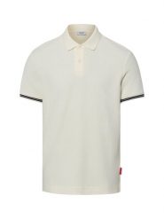 Joop Jeans dzianinowa koszulka polo Mężczyźni Bawełna (100%) biały, XXL. Białe koszulki polo męskie Joop! Jeans, na lato, m, bez wzorów, z bawełny, bez ramiączek. Za 399.95 zł.