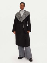 KARL LAGERFELD Płaszcz wełniany 246W1502 Szary Loose Fit. Szare płaszcze damskie Karl Lagerfeld, na zimę, bez wzorów, z syntetyku. Za 2,149.00 zł.