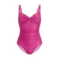 Damski Jednoczęściowy Kostium Kąpielowy Sakari Retro Wave Tummy Control. Czerwone stroje jednoczęściowe damskie Regatta, m, bez wzorów. Za 141.99 zł.