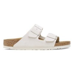Klapki męskie BIRKENSTOCK ARIZONA LEVE ANTIQUE WHITE. Białe klapki i japonki męskie Birkenstock. Za 349.99 zł.