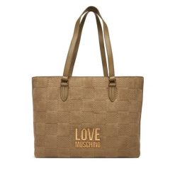 Torebka LOVE MOSCHINO. Brązowe torebki klasyczne damskie Love Moschino, bez wzorów, bez dodatków. Za 879.99 zł.