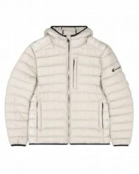 Kurtka na co dzień męska CHAMPION puchowa z kapturem. Brązowe kurtki męskie CHAMPION, na zimę, m, bez wzorów, z materiału, eleganckie, z kapturem. Za 419.00 zł.