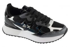 Buty sportowe Sneakersy damskie, Stargirl. Czarne buty sportowe na co dzień damskie SUN68, bez wzorów, z materiału, trekkingowe. Za 499.99 zł.