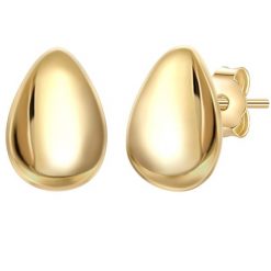 Glanzstücke München Kolczyki ze srebra próby 925 w kolorze zóltego zlota 1 ct Damski. Żółte kolczyki damskie Glanzstücke München, pozłacane, na sztyftcie. Za 199.99 zł.
