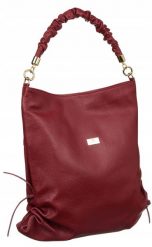 Shopperka skórzana Peterson [DH] PTN TWP-011 bordowa. Czerwone shopper bag damskie Peterson, bez wzorów, ze skóry, na ramię, bez dodatków. Za 436.00 zł.
