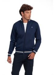 The Time of Bocha Bluza w kolorze granatowym rozmiar: XXL. Niebieskie bluzy bez kaptura męskie The Time of Bocha, xxl, z bawełny. Za 130.81 zł.