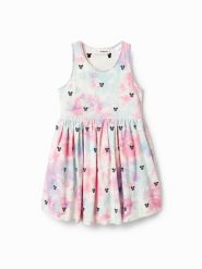 Desigual Sukienka codzienna Disney 23SGVK01 Kolorowy Regular Fit. Sukienki dziewczęce Desigual, bez wzorów, z bawełny, bez ramiączek. Za 199.99 zł.
