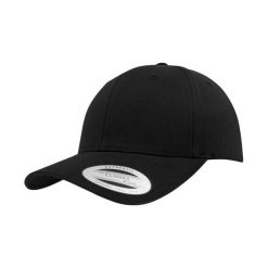 Klasyczna Czapka Snapback Z Zakrzywionym Daszkiem. Szare czapki męskie FLEXFIT, bez wzorów, z bawełny, klasyczne. Za 65.99 zł.